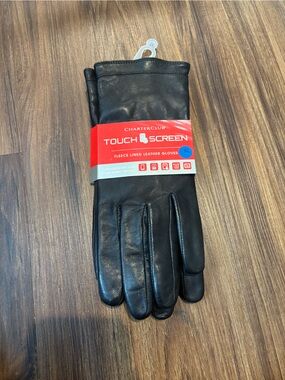 Fleece Lined Leather Gloves
